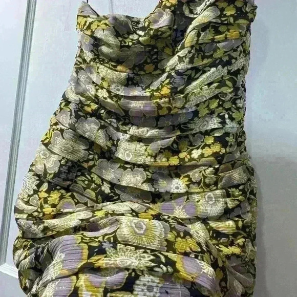 ZARA One Shoulder Mini Dress - Picture 7 of 8